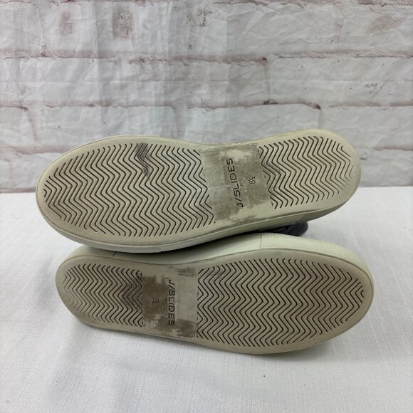 J/Slides Women's 8.5 Allie Faux Fur Lined Black Leather Sneaker Boots - Picture 8 of 9